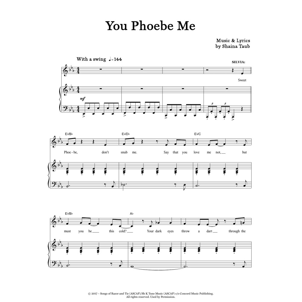 You Phoebe Me (from As You Like It)
