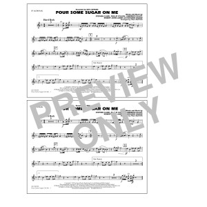 Pour Some Sugar On Me (arr. Paul Murtha) - Eb Alto Sax