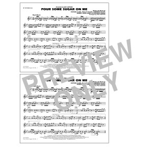 Pour Some Sugar On Me (arr. Paul Murtha) - Bb Tenor Sax