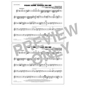Pour Some Sugar On Me (arr. Paul Murtha) - 2nd Bb Trumpet