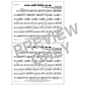 Pour Some Sugar On Me (arr. Paul Murtha) - Baritone B.C.