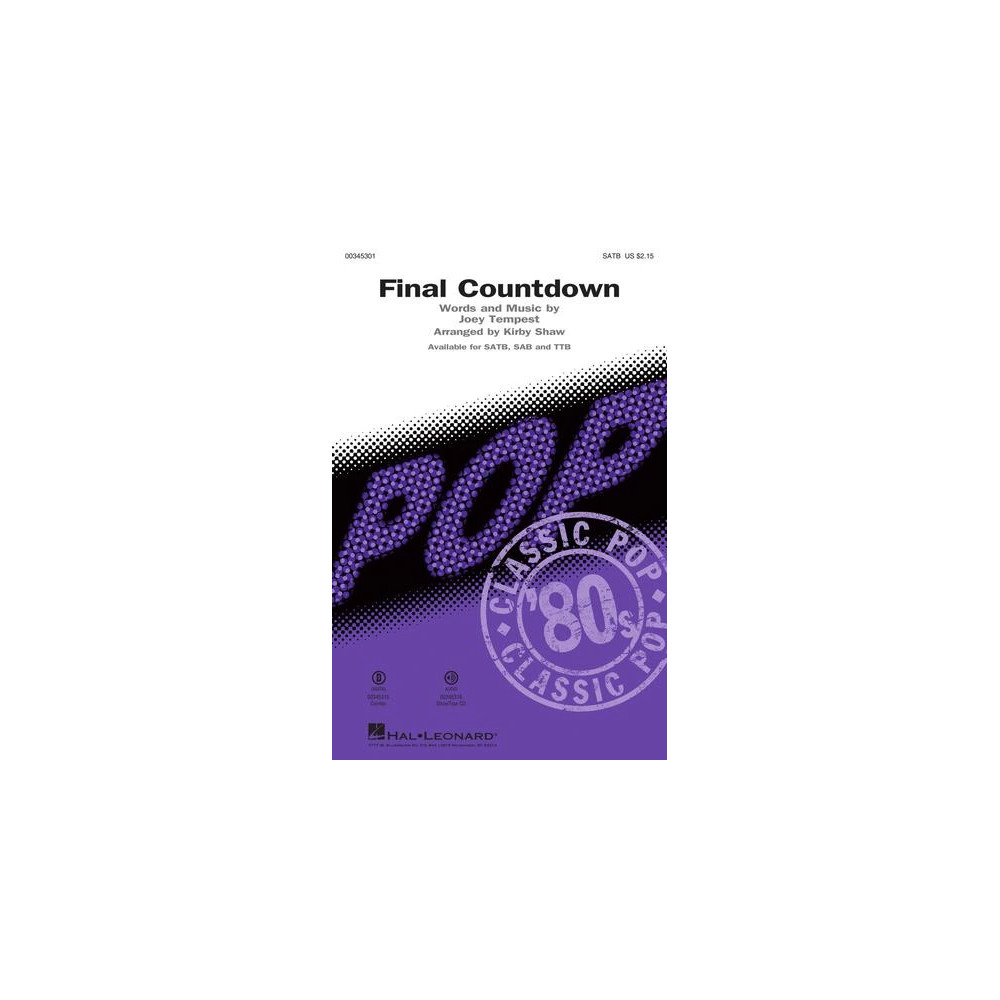 Final Countdown (arr. Kirby Shaw) - Bb Trumpet 2