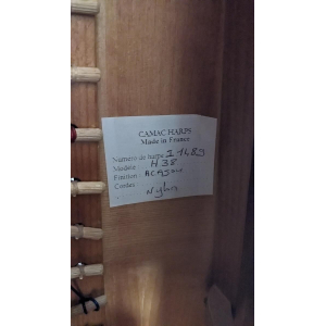 Camac Harp Mélusine caoba 38 cuerdas