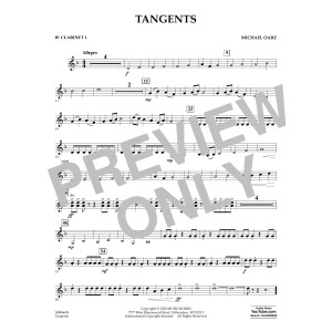 Tangents - Bb Clarinet 1