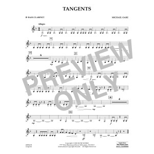 Tangents - Bb Bass Clarinet