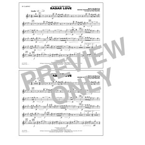 Radar Love (arr. Paul Murtha) - Bb Clarinet