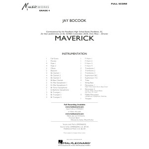 Maverick - Conductor Score (Full Score)