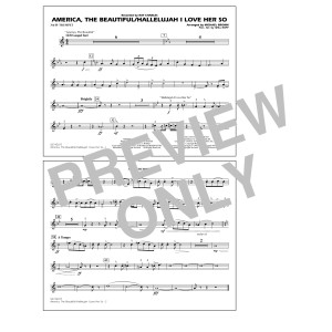America, The Beautiful/Hallelujah I Love Her So (arr. Michael Brown) - 3rd Bb Trumpet
