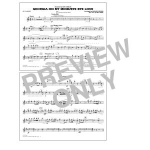 Georgia On My Mind/Bye Bye Love (arr. Michael Brown) - Bb Clarinet