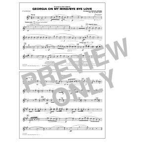 Georgia On My Mind/Bye Bye Love (arr. Michael Brown) - Eb Alto Sax