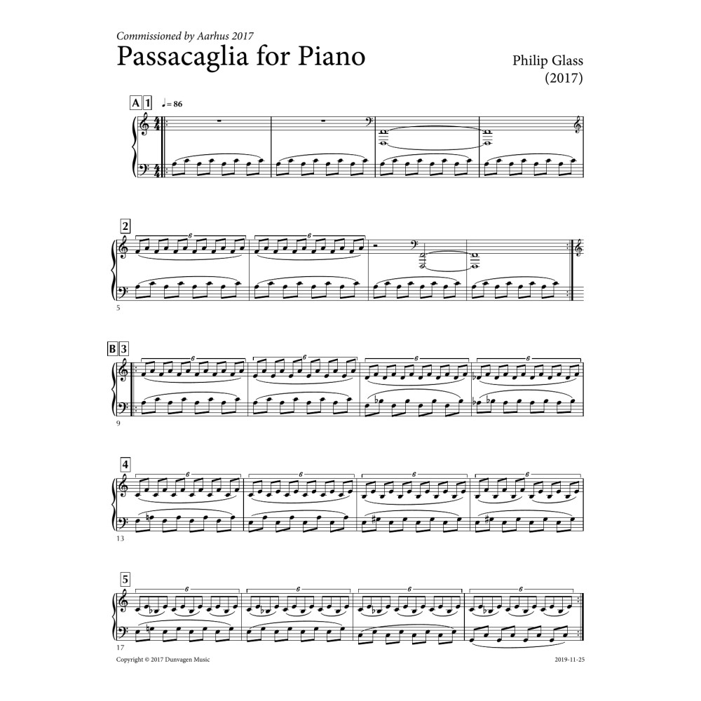 Distant Figure (Passacaglia for Solo Piano)