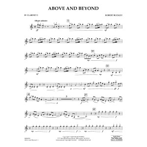 Above and Beyond - Bb Clarinet 2