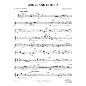 Above and Beyond - Eb Alto Saxophone 1