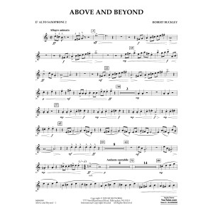 Above and Beyond - Eb Alto Saxophone 2