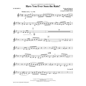 Have You Ever Seen The Rain? (arr. Kirby Shaw) - Bb Trumpet 2