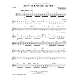Have You Ever Seen The Rain? (arr. Kirby Shaw) - Guitar