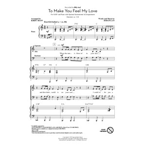 To Make You Feel My Love (arr. Kirby Shaw)