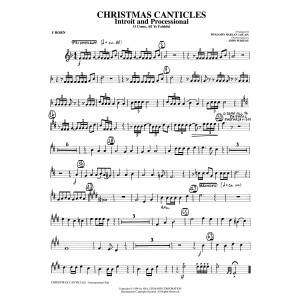 Christmas Canticles: A Cantata of Carols in Four Suites (Full Orchestra) - F Horn