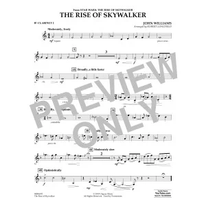 The Rise of Skywalker (from Star Wars: The Rise of Skywalker) - Bb Clarinet 2