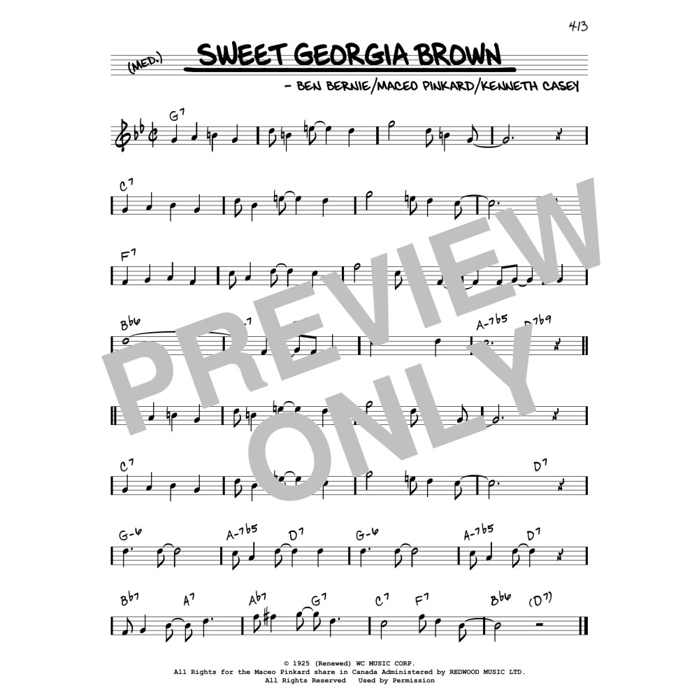Sweet Georgia Brown