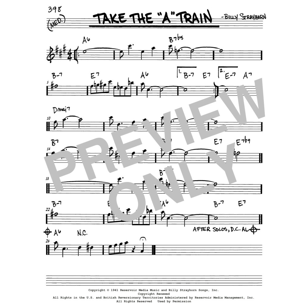 Take The "A" Train