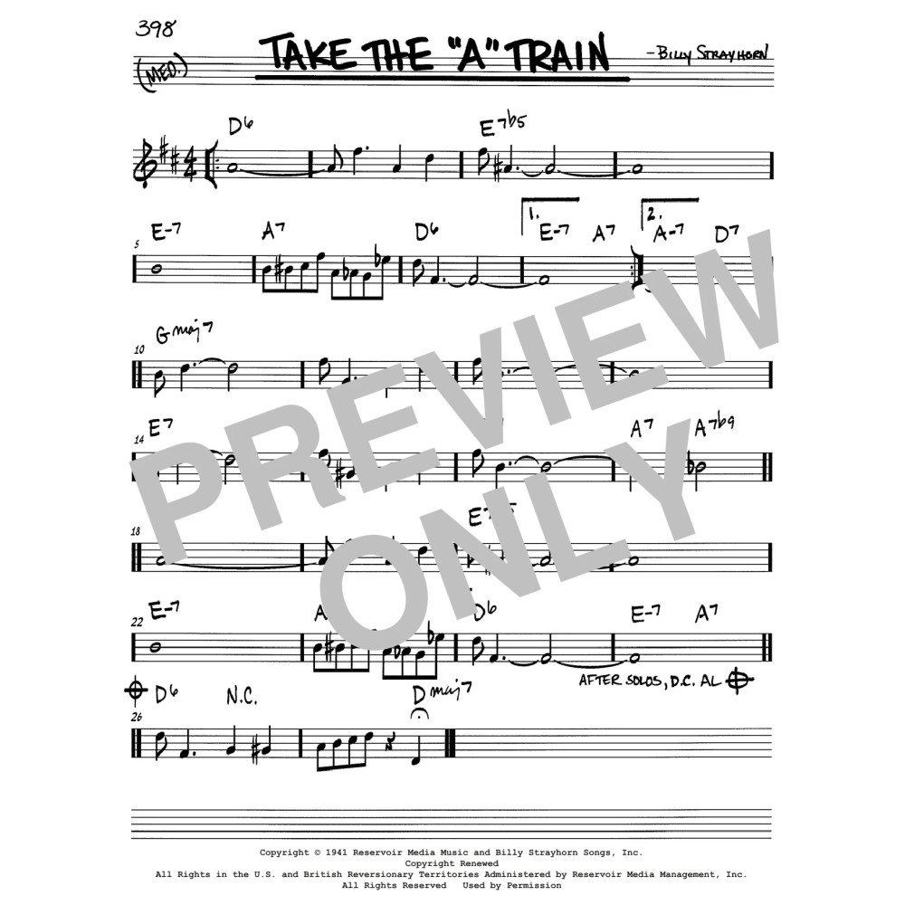 Take The "A" Train