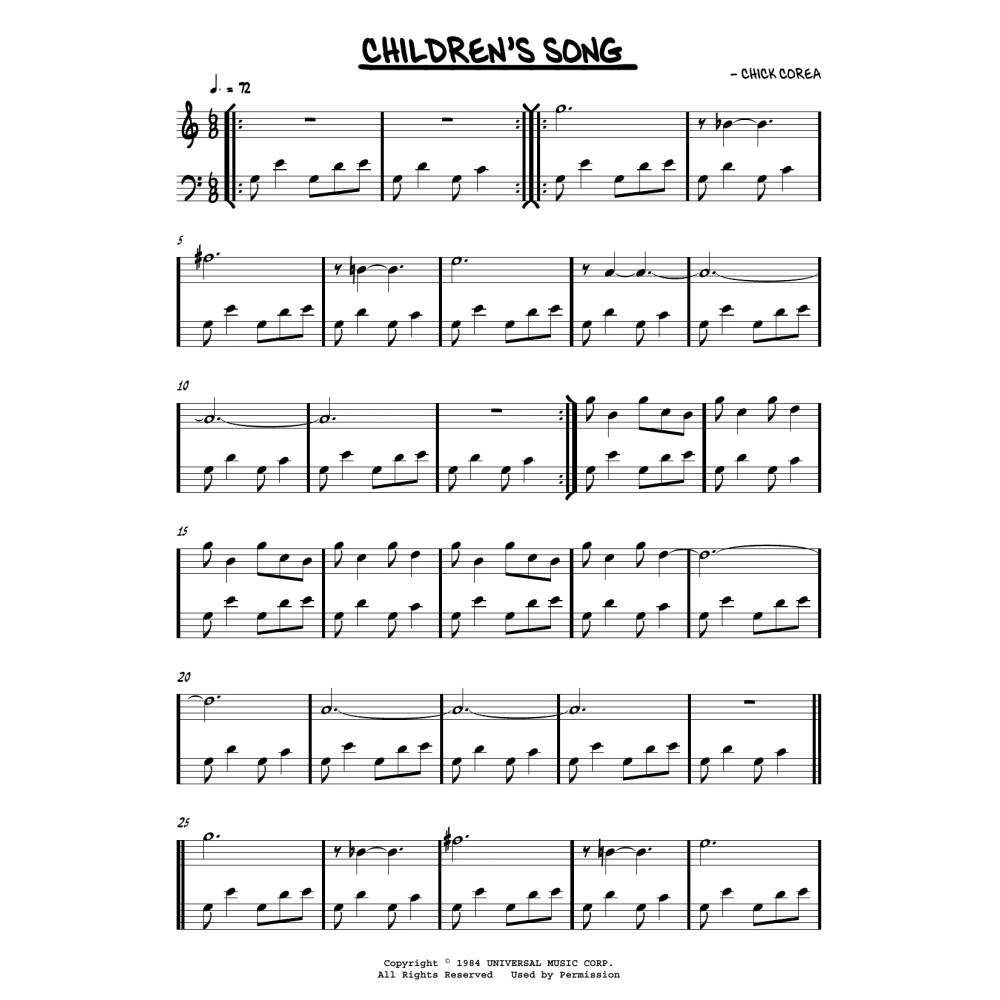 Children's Song No. 1