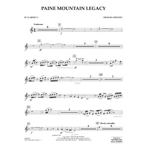 Paine Mountain Legacy - Bb Clarinet 3