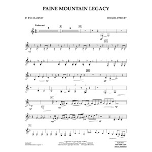 Paine Mountain Legacy - Bb Bass Clarinet
