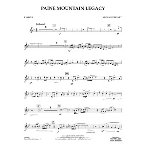Paine Mountain Legacy - F Horn 1