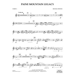 Paine Mountain Legacy - F Horn 2