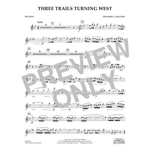 Three Trails Turning West - Piccolo