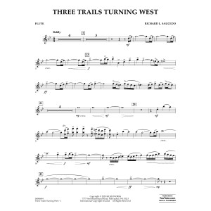Three Trails Turning West - Flute