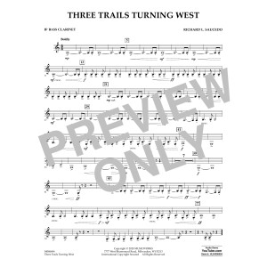 Three Trails Turning West - Bb Bass Clarinet