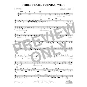 Three Trails Turning West - Bb Trumpet 3