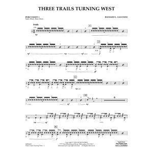 Three Trails Turning West - Percussion 1