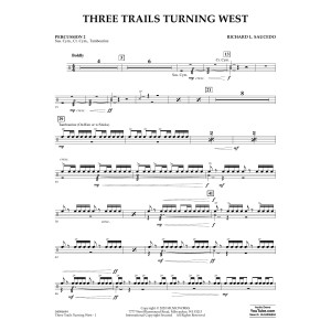Three Trails Turning West - Percussion 2