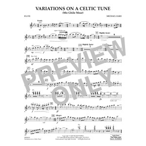 Variations on a Celtic Tune (Mo Ghile Mear) - Flute