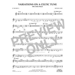 Variations on a Celtic Tune (Mo Ghile Mear) - Bb Trumpet 2