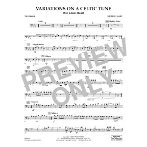 Variations on a Celtic Tune (Mo Ghile Mear) - Trombone