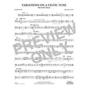 Variations on a Celtic Tune (Mo Ghile Mear) - Baritone B.C.