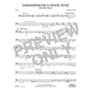 Variations on a Celtic Tune (Mo Ghile Mear) - Tuba
