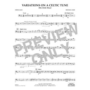 Variations on a Celtic Tune (Mo Ghile Mear) - String Bass