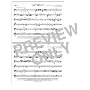 Water Me (arr. Tom Wallace) - Bb Horn