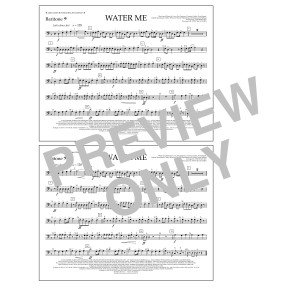 Water Me (arr. Tom Wallace) - Baritone B.C.