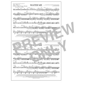 Water Me (arr. Tom Wallace) - Aux. Perc. 1