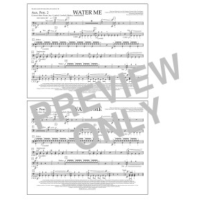 Water Me (arr. Tom Wallace) - Aux. Perc. 2