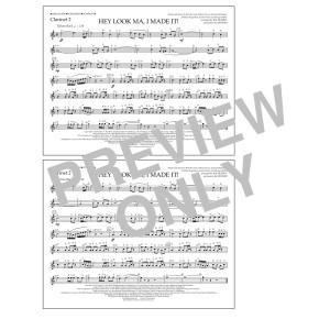 Hey Look Ma, I Made It (arr. Joe Murphy) - Clarinet 2