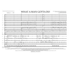 What a Man Gotta Do (arr. Tom Wallace) - Full Score