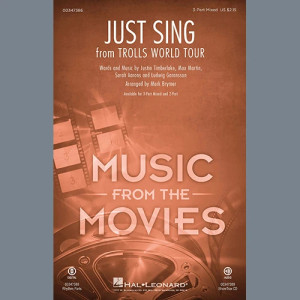 Just Sing (from Trolls World Tour) (arr. Mark Brymer) - Synthesizer